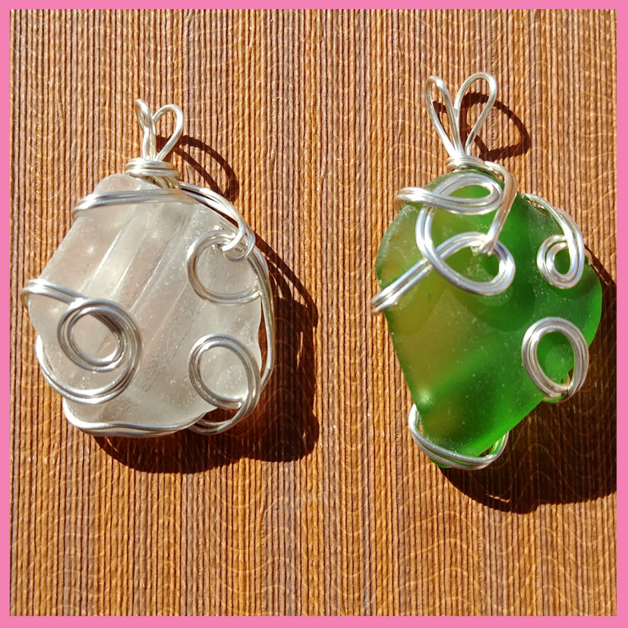 I’M TRYING A NEW HOBBY…SEA GLASS JEWELRY!