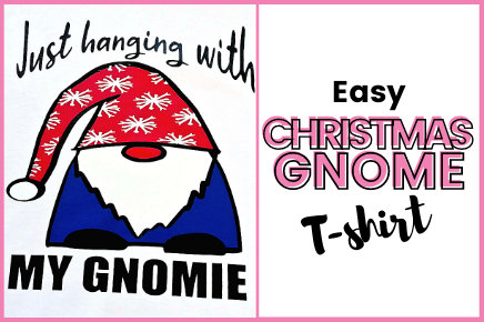 CREATE AN EASY CHRISTMAS GNOME T-SHIRT  & BE THE ENVY OF YOUR FRIENDS
