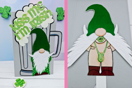ST. PATRICK’S DAY NAUGHTY GNOME CARD TUTORIAL